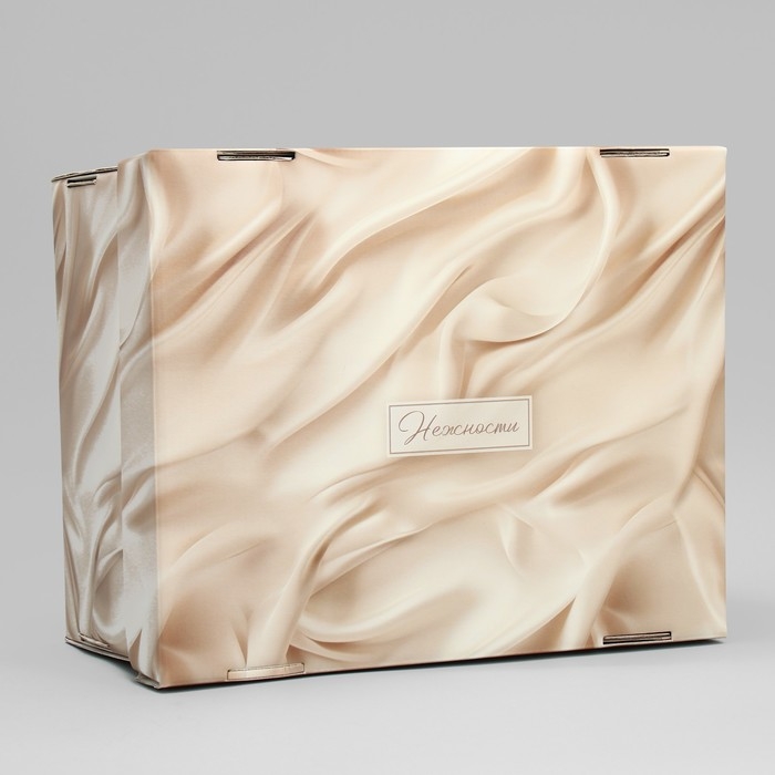 Коробка подарочная складная, упаковка, &laquo;Нежности&raquo;, 31 х 25.5 х 16 см