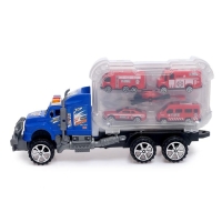Грузовик инерционный &laquo;Пожарная служба&raquo;, с техникой, МИКС