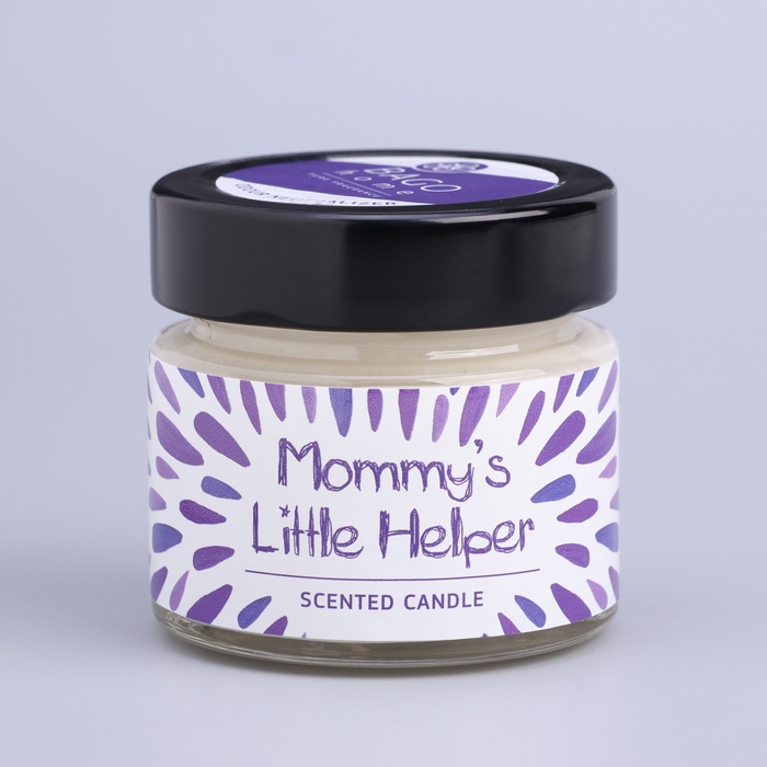 Свеча ароматическая в банке Свеча ароматическая в банке "Цветочная пудра", совый воск, 80 г