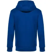 Толстовка с капюшоном унисекс King, ярко-синяя, размер XS