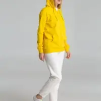 Толстовка на молнии с капюшоном Siverga 2.0, желтая, размер XL