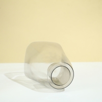 Горшок для орхидей, 1,5 л, 13 &times; 17 см, пластик, прозрачно-серый