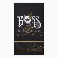 Набор кух. Полотенец "Доляна" Boss 35х60 см - 4шт, 100% хл, 160г/м2 Набор кух. Полотенец "Доляна" Boss 35х60 см - 4шт, 100% хл, 160г/м2