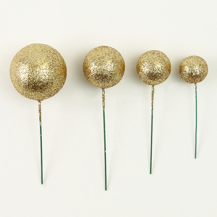 Набор для украшения &laquo;Бусины&raquo;, цвет золото