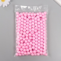 Набор бусин "Жемчуг" d 12 мм, 250 гр, нежно-розовый