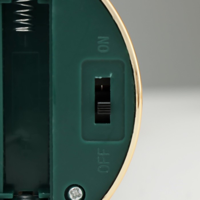 Лава-лампа  "Вихрь" LED от батареек 3хАА USB золото 7х7х28см