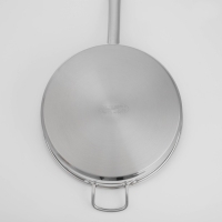 Сковорода из нержавеющей стали &laquo;Общепит&raquo;, d=32 см, h=8,5 см, корпус 0,6 мм, капсульное дно 3,5 мм, индукция