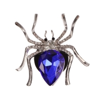 Украшение в дефлектор автомобиля, Паук, ароматизатор, 5.4&times;5.4 см, синий