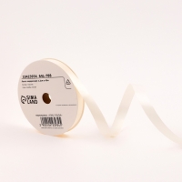 Лента для декора и подарков "Базовая", 1,2см х 45м, белая Лента для декора и подарков "Базовая", 1,2см х 45м, белая