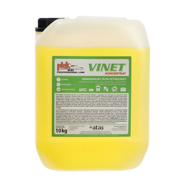 Средство для очистки салона ATAS "VINET", универсальное, концентрат, 10 кг