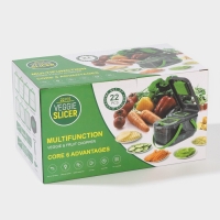 Овощерезка универсальная Chopper, 22 насадки, цвет серый/зелёный Овощерезка универсальная Chopper, 22 насадки, цвет серый/зелёный