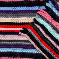 Коврик-половичок для дома средний Доляна, 48&times;78 см, цвет МИКС