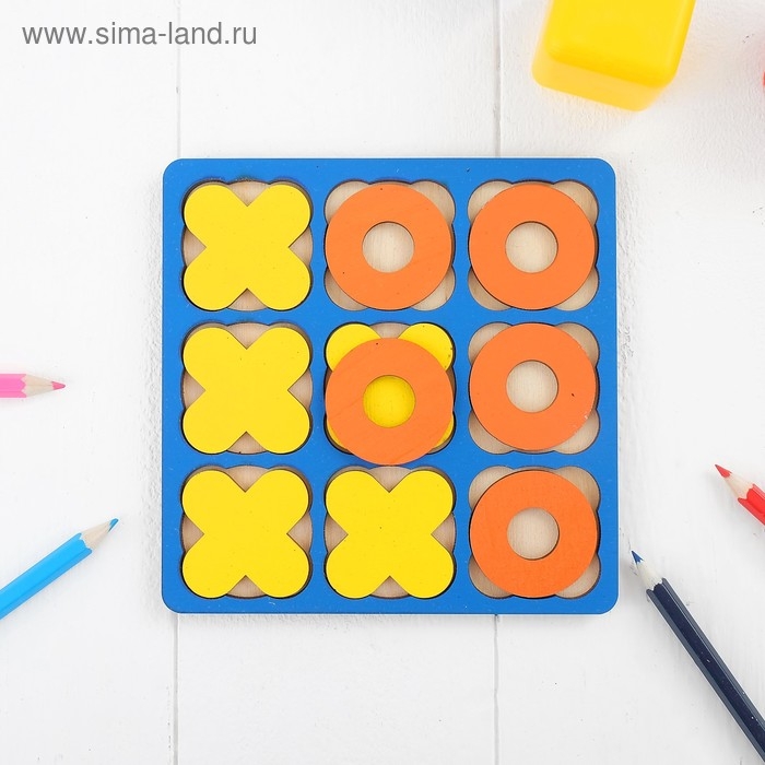 Рамка-вкладыш &laquo;Крестики - нолики&raquo; МИКС, 10 элементов