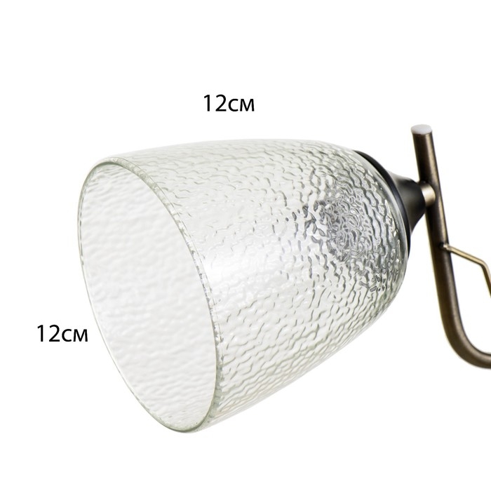 Люстра "Эсм BayerLuxина" 5хЕ27 40Вт бронза 50х50х19 см BayerLux