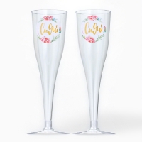 Набор пластиковых бокалов под шампанское &laquo;Сияй&raquo;, 150 мл