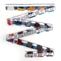 Новогодняя алмазная мозаика с частичным заполнением на холсте &laquo;Новый год в лесу&raquo;, 30 х 40 см