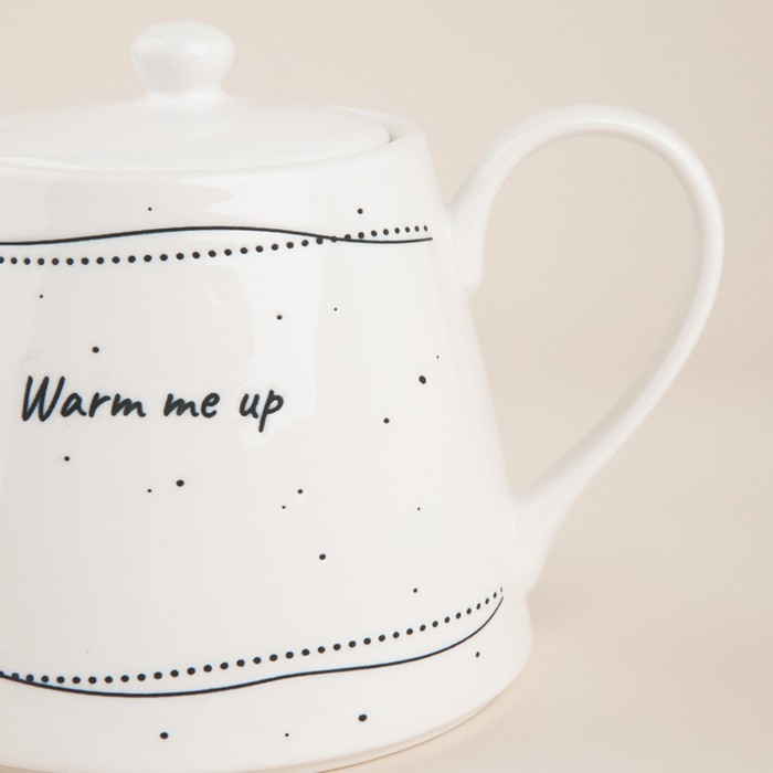 Чайник заварочный фарфоровый SL Home «Милый дом», 900 мл, 21×13,8×13,5 см, цвет белый Чайник заварочный фарфоровый SL Home «Милый дом», 900 мл, 21×13,8×13,5 см, цвет белый