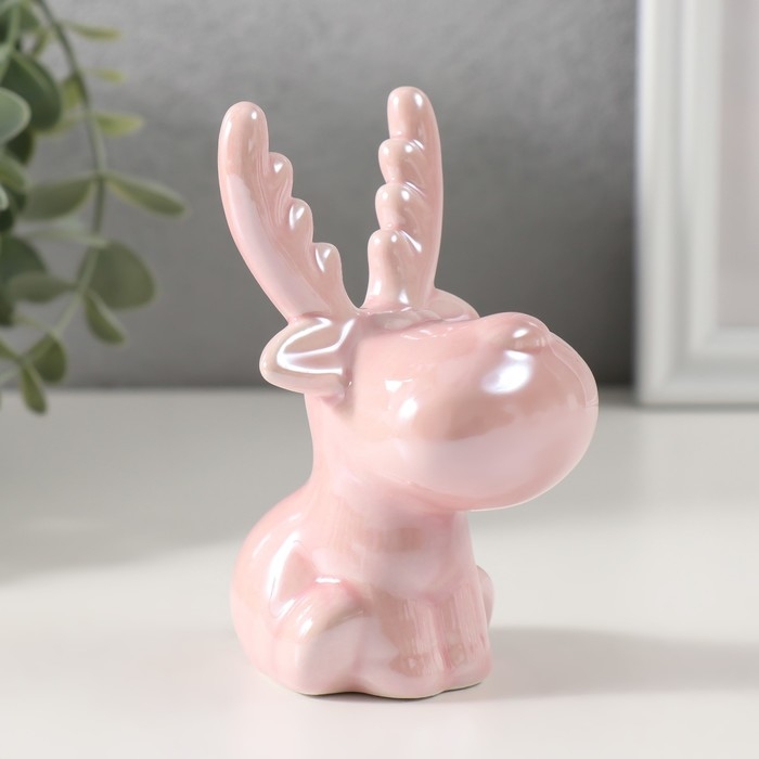 Сувенир керамика Сувенир керамика "Олень пухлый с короткими ножками" 7,4х5,5х10,3 см