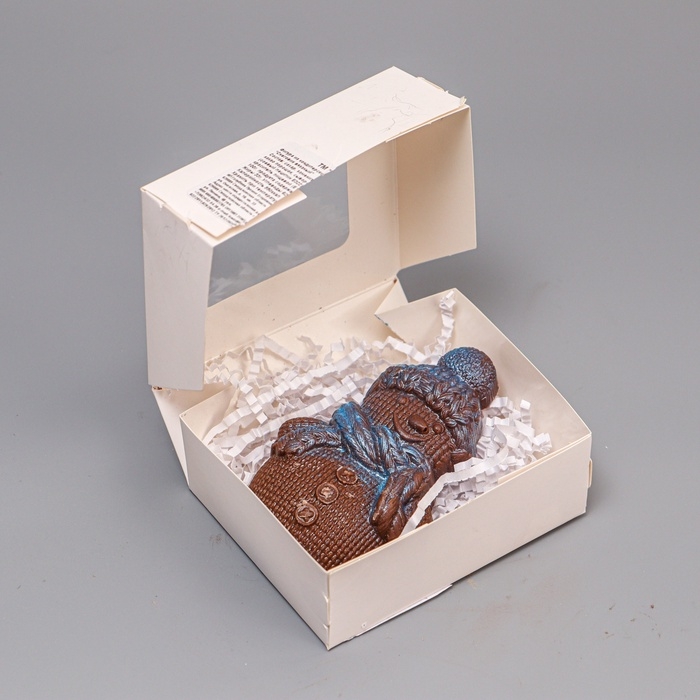 Фигурка шоколадная, "Снеговик вязаный", 80 г