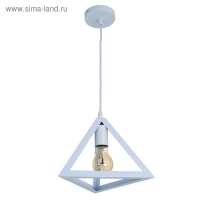 Светильник подвесной "Пирамида" 1x40Вт E27 белый 16х16х116 см Светильник подвесной "Пирамида" 1x40Вт E27 белый 16х16х116 см