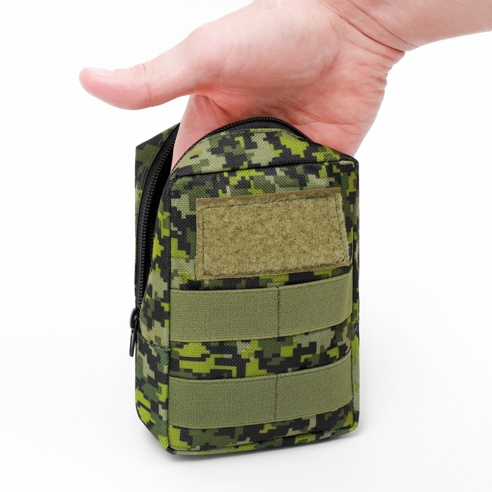 Подсумок для тактического жилета, размер 15 х 10 х 5 см, камуфляж Подсумок для тактического жилета, размер 15 х 10 х 5 см, камуфляж