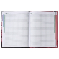 Бизнес-блокнот А5, 80 листов, в клетку "Сказочный замок", твёрдая обложка, 5-цветный блок, блок 65г/м2 Бизнес-блокнот А5, 80 листов, в клетку "Сказочный замок", твёрдая обложка, 5-цветный блок, блок 65г/м2