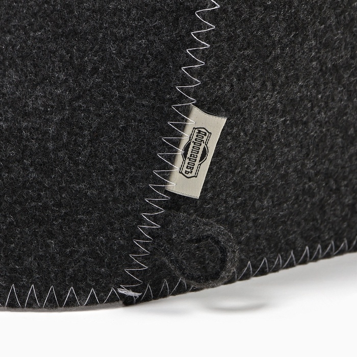 Шапка для бани "Будёновка" тёмная