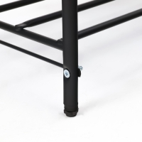 Подставка для обуви LAKSI , 640x310x460, черный матовый/лен натурель