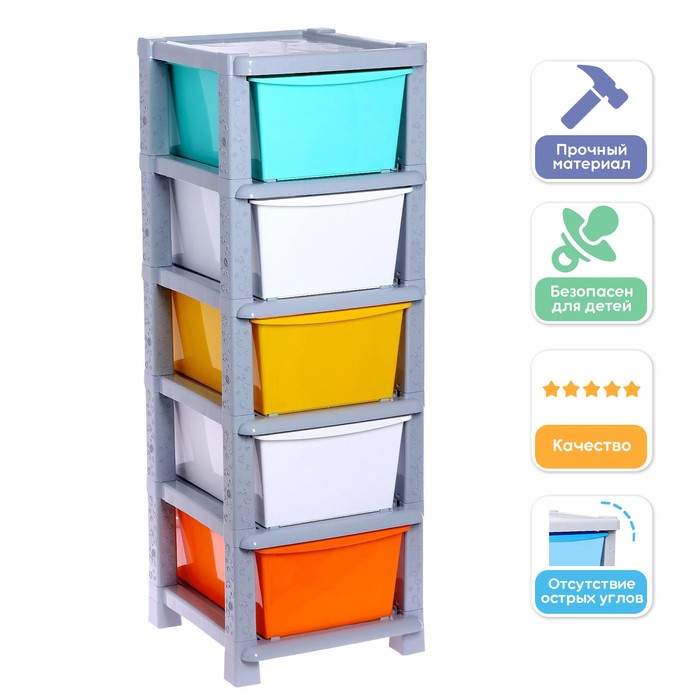 Комод &laquo;Яркое настроение&raquo;, 5 секций