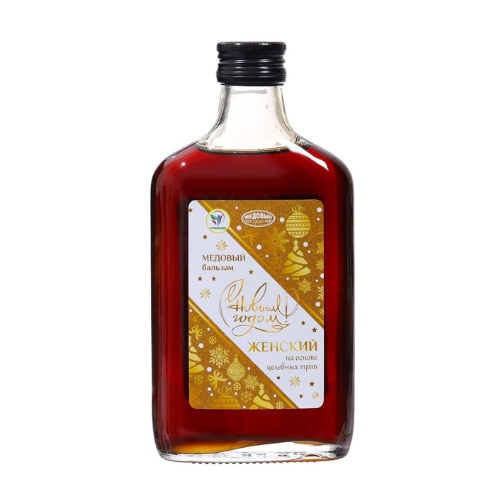 Новый год. Новогодний медовый бальзам алтайский Новый год. Новогодний медовый бальзам алтайский "Женский", 250 мл
