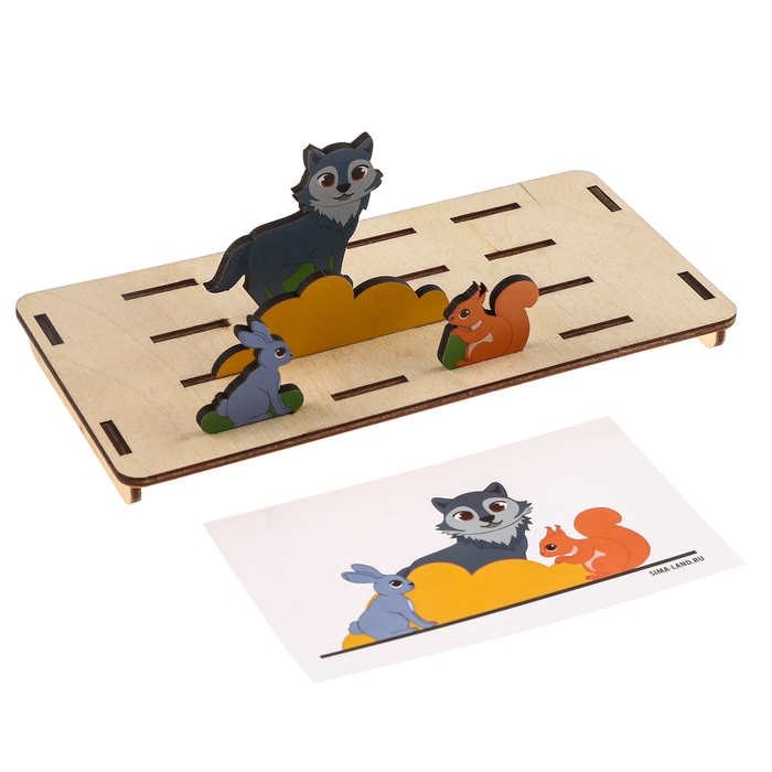 Головоломка. Повтори по образцу &laquo;Лес&raquo;