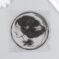 Штамп для творчества силикон "Девушка в морском пузыре" 10х10 см Штамп для творчества силикон "Девушка в морском пузыре" 10х10 см