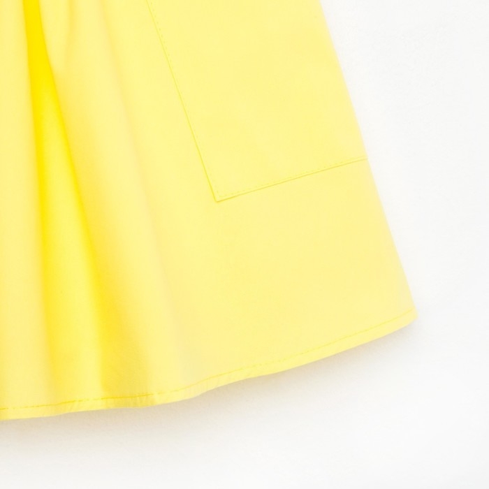 Платье для девочки с карманами KAFTAN, размер 36 (134-140), цвет жёлтый