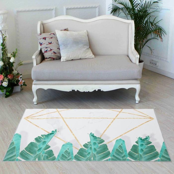 Ковер Этель &laquo;Папоротник&raquo; 100*150 см, 700г/м2
