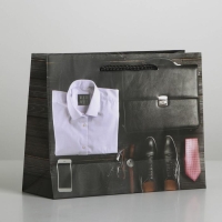 Пакет подарочный ламинированный, упаковка, «Стиль», MS 23 х 18 х 8 см Пакет подарочный ламинированный, упаковка, «Стиль», MS 23 х 18 х 8 см