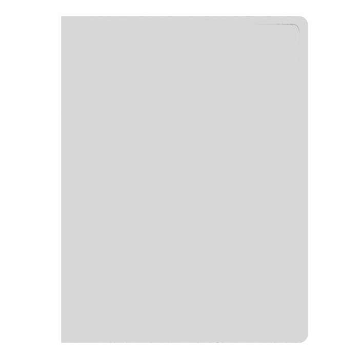 Папка с пружинным скоросшивателем А4, 500 мкм, корешок 15 мм, Calligrata, до 100 листов, белая