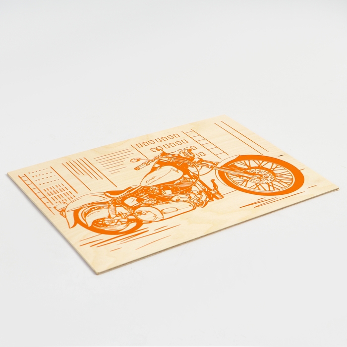 Основы для выжигания «Мотоцикл» 30х21 см Основы для выжигания «Мотоцикл» 30х21 см