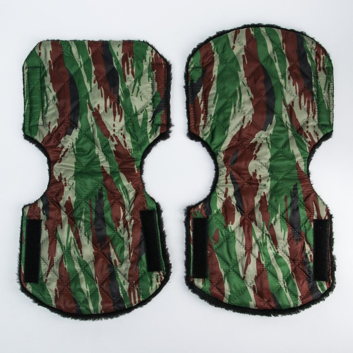 Варежки-муфты на ручку коляски, 2 шт., стеганные, цвет камуфляж Варежки-муфты на ручку коляски, 2 шт., стеганные, цвет камуфляж