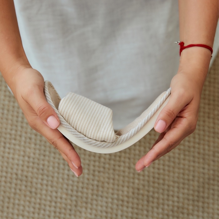 Тапочки женские с открытым носом, размер 40-41, бежевый Тапочки женские с открытым носом, размер 40-41, бежевый