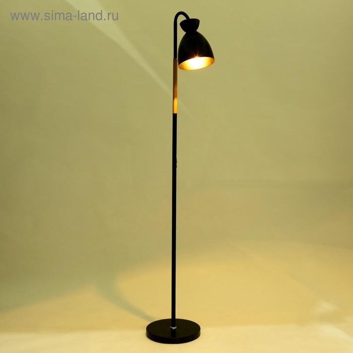 Торшер "Нова" 1x40Вт E27 черный 25х30х145 см.