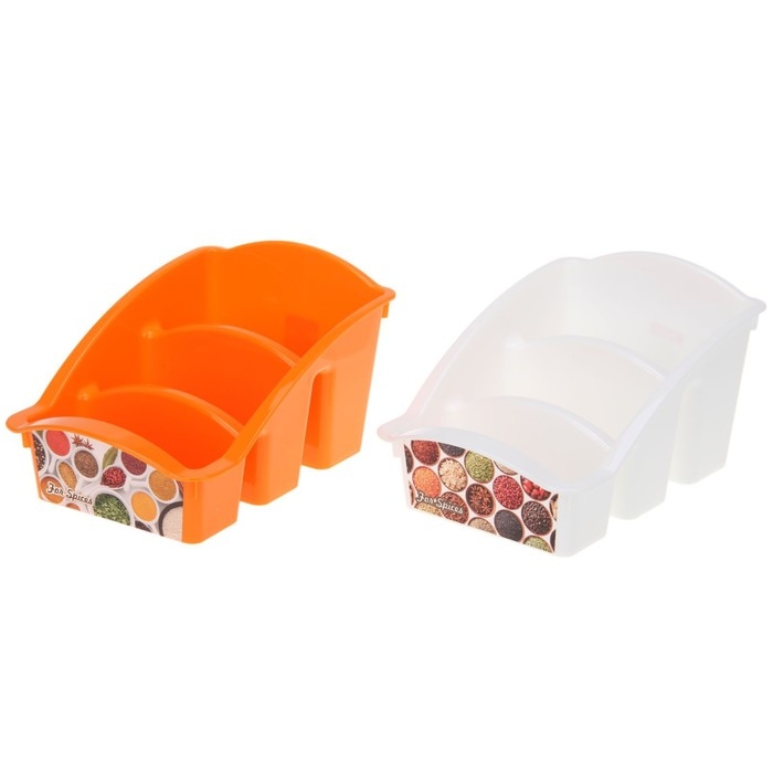 Бокс для специй «Порядок», 22×15×12 см, цвет МИКС Бокс для специй «Порядок», 22×15×12 см, цвет МИКС