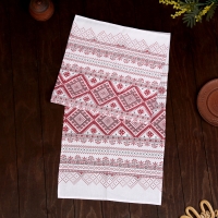 Рушник льняной &laquo;Орнамент&raquo;, 150 х 40см