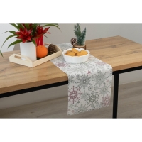 Дорожка новогодняя на стол Доляна &laquo;Новый год&raquo;, сервировочная, 180&times;30 см