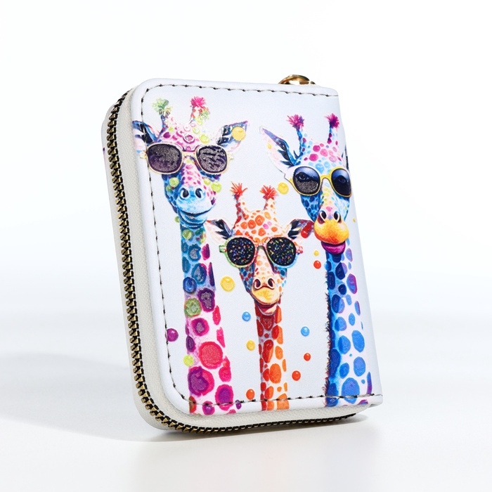 Кошелёк на молнии, цвет белый Кошелёк на молнии, цвет белый