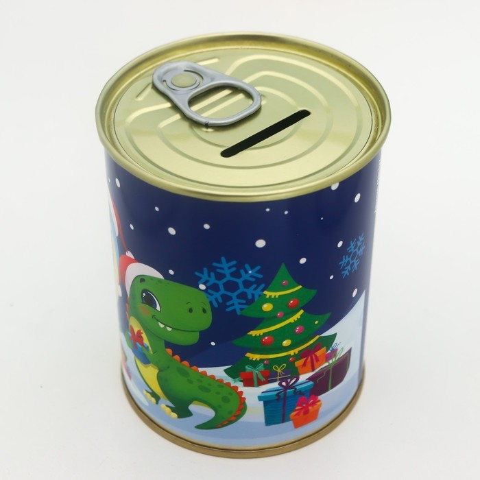 Копилка-банка металл Копилка-банка металл "Коплю на подарочки самому себе"