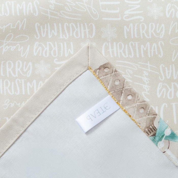 Дорожка на стол новогодняя "Beautiful Сhristmas" 40*147 см, 100% хл, саржа 190гр/м2