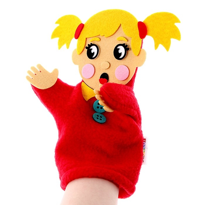 Пальчиковый театр кукла на руку &laquo;Девочка&raquo;