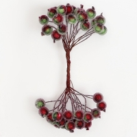 Новый год! Декоративные ягодки, 7 &times; 6 &times; 7 см, 40 ягод