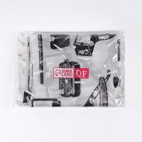 Пеньюар парикмахерский, цвет белый/чёрный Пеньюар парикмахерский, цвет белый/чёрный