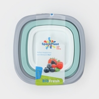Набор контейнеров квадратных BioFresh, 3 шт: 0,23 л, 0,5 л, 0,9 л, цвет прозрачный, крышка МИКС Набор контейнеров квадратных BioFresh, 3 шт: 0,23 л, 0,5 л, 0,9 л, цвет прозрачный, крышка МИКС